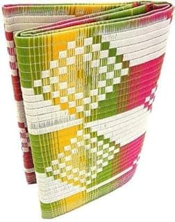 Multi Purpose Plastic Floor Mat Chatai (Multicolor, Multidesign) Pack of 1 Piece (4 feet x 6 feet)