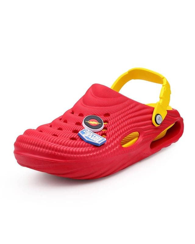 Bacca Bucci Men’s Justice League Clogs with Back Strap, Ventilated Upper, Textured EVA Sole, Slip-On Casual Walking Sandals Outdoor Use