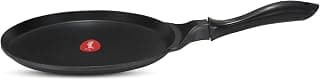 Pigeon Aluminium Wondercast Die Cast Flat Tawa (Black, 30Cm)