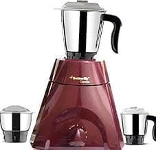 Butterfly Grand XL 500-Watt Mixer Grinder with 3 Jars (Cherry Red)