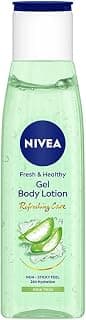 NIVEA Gel Body Lotion 75 ml | Aloe Vera | Refreshing Care For 24H Hydration | Non-Sticky | Fast Absorbing for Fresh And Healthy Skin