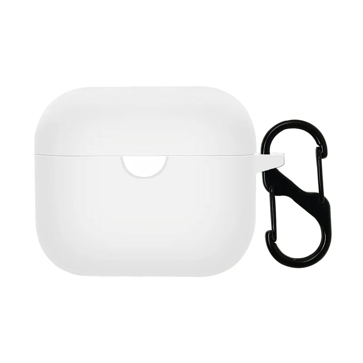 KACA Protective Shockproof Silicone Cover Case with Buckle Compatible with Noise Buds Air Buds+/Noise Air Buds Plus(White)