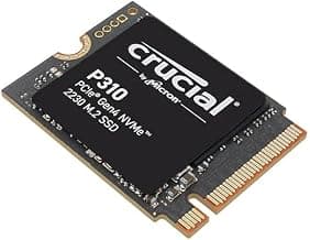 Crucial New 2024 P310 1TB PCIe Gen4 2230 NVMe M.2 SSD - Up to 7,100 MB/s - Uplevel Your Console - Internal Solid State Drive (PC) - CT1000P310SSD2
