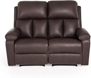 Wakefit Recliner | 3 Years Warranty | Leatherette Fabric Manual Recliner Sofa 2 Seater | Recliner Chair | Stargazer - Dark Fanatsy,Dark Fantasy