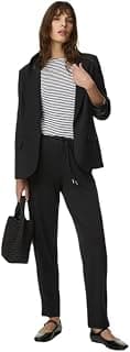 Marks & Spencer Women's High Rise Viscose Rayon Tapered Casual Pants