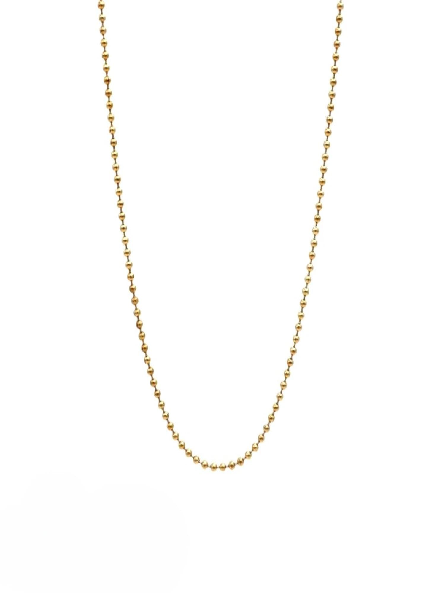 Aaishwarya 18K Gold Plated Round Chain Necklace | Necklace for Women and Girls | Minimal Dainty Chains | Waterproof & Anti-Tarnish | Stylish Everyday Jewelry | Elegant Jewellery Gift