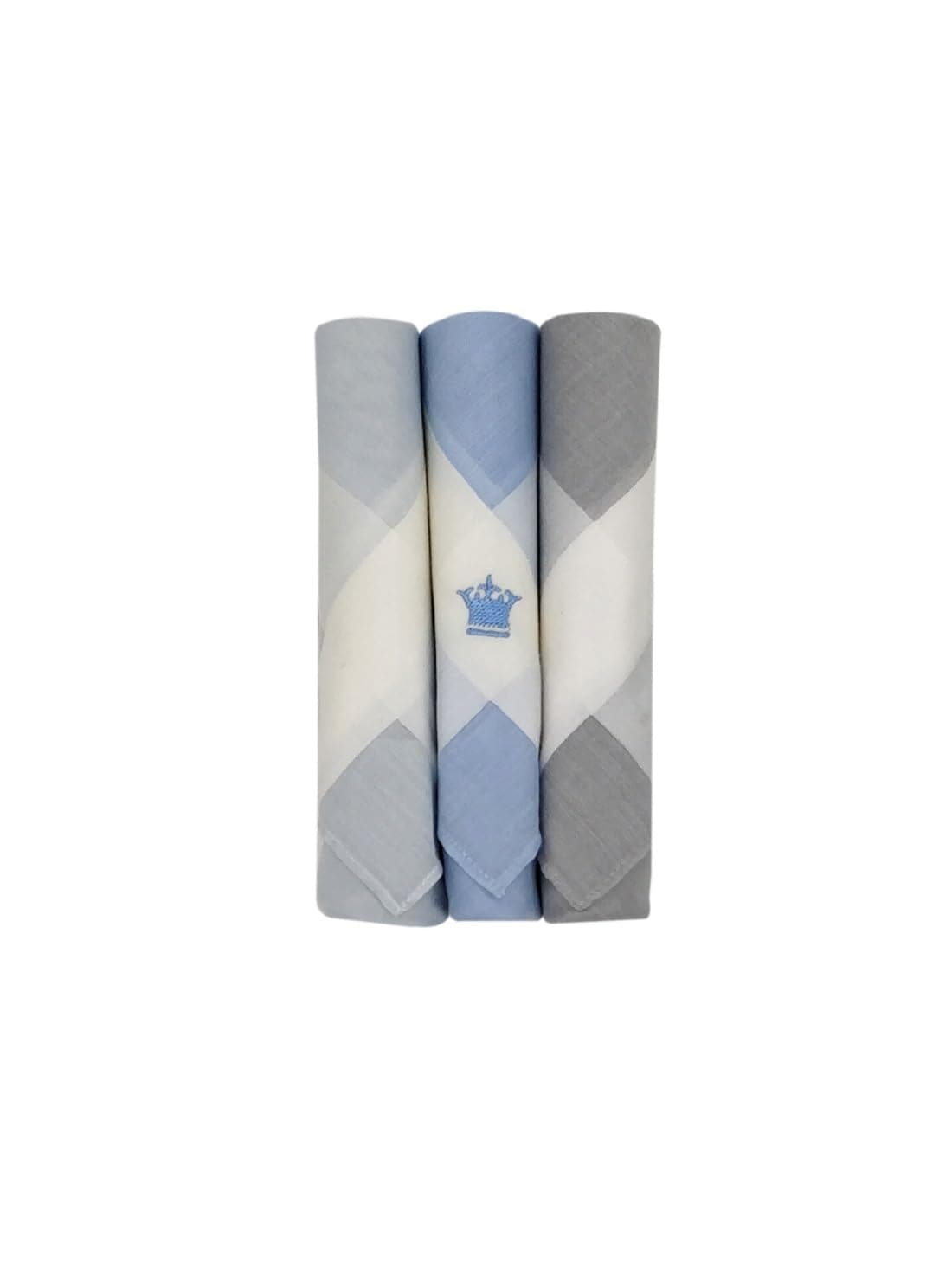 Louis Philippe Men's Cotton Handkerchief (Pack of 3)