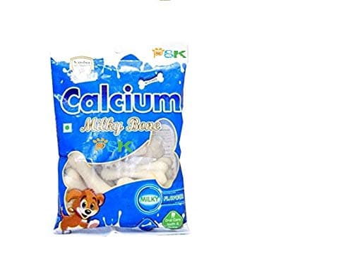 PSK PET MART Vegetarian Calcium Milk Bone Treat for Dog and Puppy