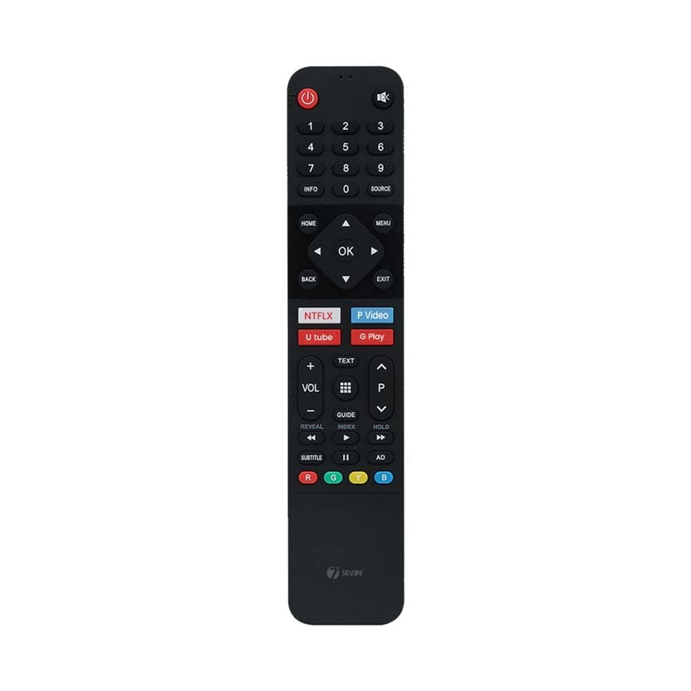 7SEVEN® Compatible with Kodak Smart TV Remote Control RM-L1659 Model Suitable for CA Series 43CA2022 50CA7077 55CA0909 65CA0101 75CA9099 LED 4K UHD Android Television Without Voice Command