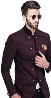 Darbar In Solid Bandhgala Blazer for Men, Casual, Formal, Party, Festive & Wedding