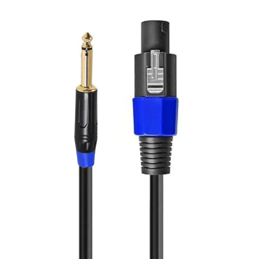 IMAGINEA 10 Meter Speakon Female to 1/4 Male Mono Cable,6.35mm (1/4") TS Plug to Speakon Female Speaker Audio Adapter for DJ/PA Speaker Cord