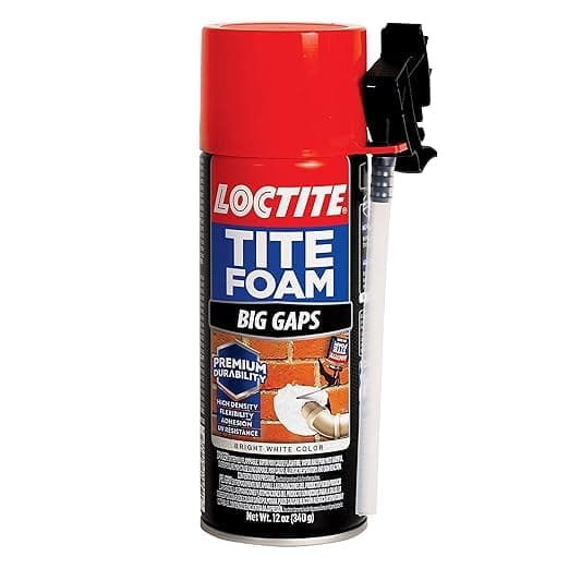Loctite Tite Foam PU sealant|Expanding Foam for large gaps filling|keeps dust and pests aways|DIY dries fast|waterproof|no shrinkage|easy application|doors|PVC pipe|bathroom|AC ducts|White|340g x 2