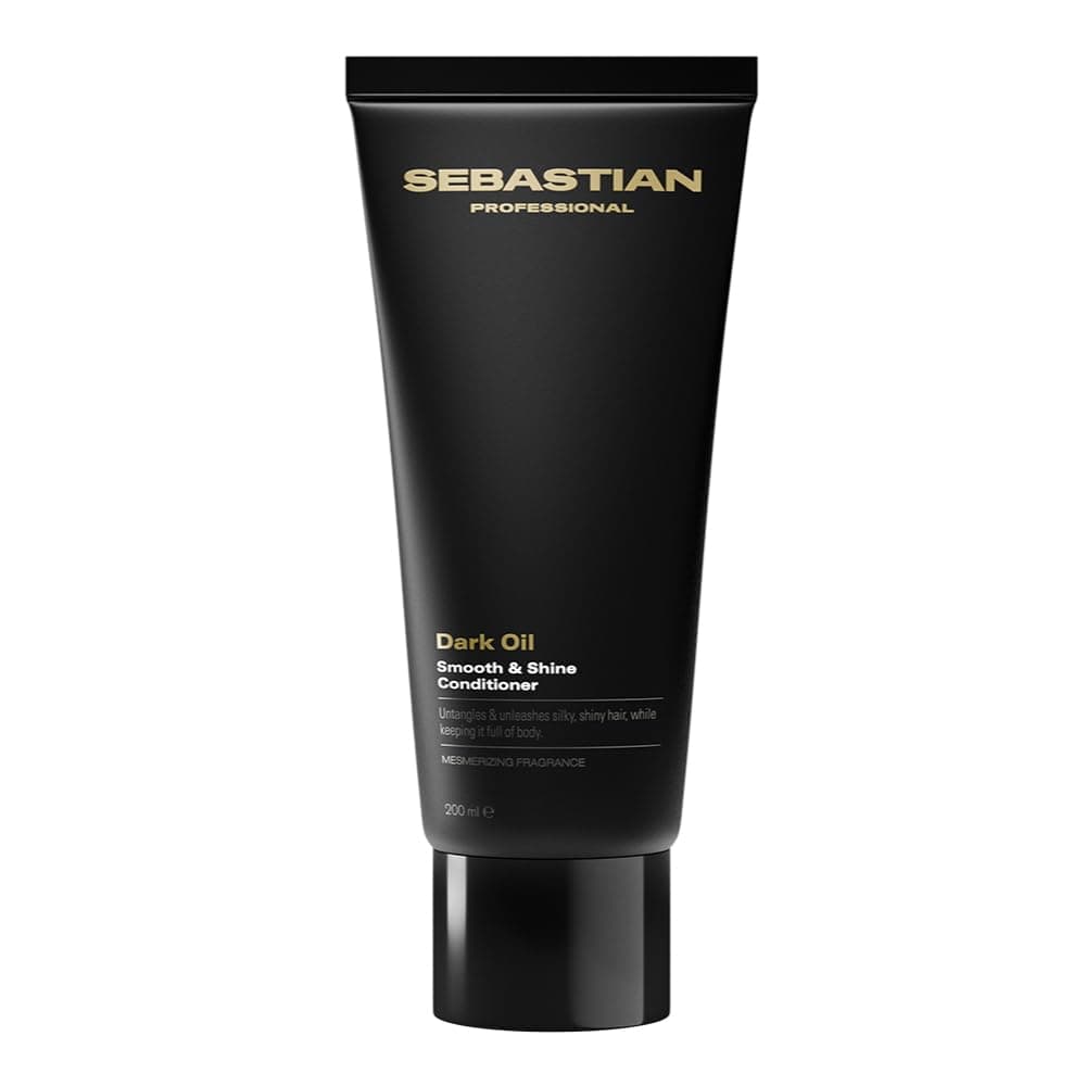 Sebastian Professional Dark Oil Smooth and Shine Conditioner for Smoothening Hair | Detangling Hair Treatment | Leaves hair Lightweight, Bouncy & Shiny | 200 ml