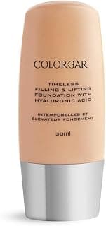 Colorbar Timeless Filling And Lifting Foundation New 30Ml Light Linen | Translucent Finish | Enriched with Hyaluronic acid and Vitamin E | Lightweight | Long-lasting application |Non-comedogenic formula I Liquid