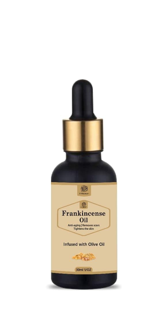 AL MASNOON Frankincense Oil Infused with Olive Oil for Skin & Hair | 30ml | Natural, Healing, and Rejuvenating Beauty Solution