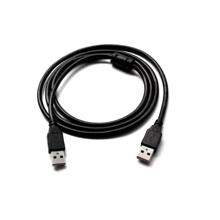 NEXSA USB 2.0 Type A Male to Male Cable 1.5m Data Transfer Cord | Bridges secondary hardware peripherals straight to corporate computer master blocks over an active data line.
