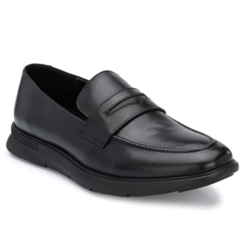 Legwork Men's Leather Loafer Shoes for Men and Boys