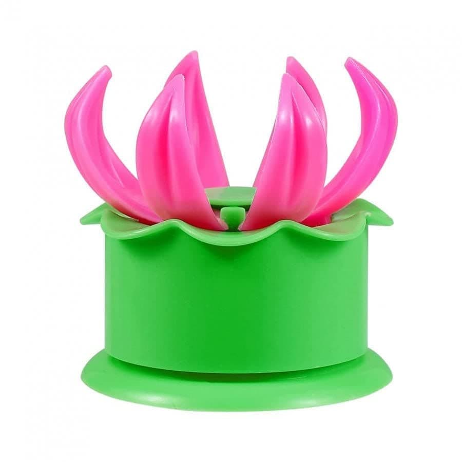 (1 pc's) Momos Maker Mould Shapes Plastic Dumpling Maker Dough Press Steamed Stuffed Bun Making Mold Cooking Tool (Multi Color), 12 X 10 X 8 cm