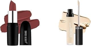 SWISS BEAUTY Pure Matte Creamy Lipstick Shade- Natural Coco, 3.8gm| Liquid Light Weight Concealer With Full Coverage |Easily Blendable Concealer For Face Makeup With Matte Finish | Shade- Natural, 6g