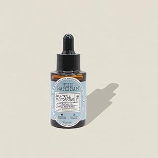 The Bare Bar Nightfall Restorative Night Facial Oil - 30ml I For All Skin Types 30 ml (Pack of 1) made with 100% Clean and Sustainable ingredients Pure Handmade Facial Oil with goodness of Argan Oil