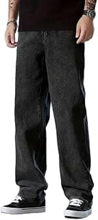 OFTEN LOOK ZARNAB Straight Fit Men Dark Grey Jeans | Tailored Fit | Mid-Rise Waist | Durable Cotton Blend Fabric | Contemporary Solid Finish | All-Season Wear | Style 179