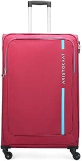 VIP Aristocrat Speedwheel Cabin Trolley, 55 CM Softsided 4 Spinner Wheels-RED