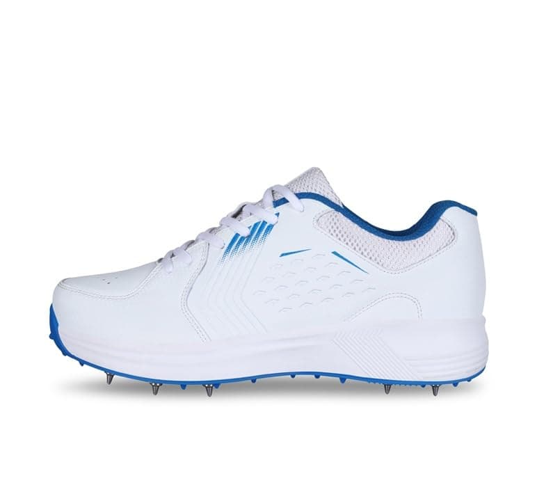 Aivin Super King Cricket Shoes for Men I Mesh & Synthetic Upper| Removable Spikes Suitable for Bowling and Batting