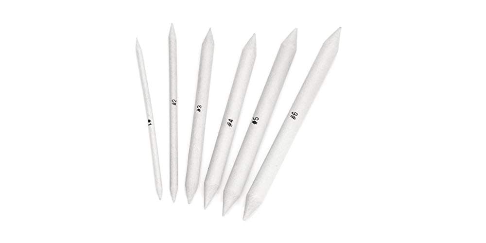 Isomars Paper Stumps Set of 6, Ink Color-White