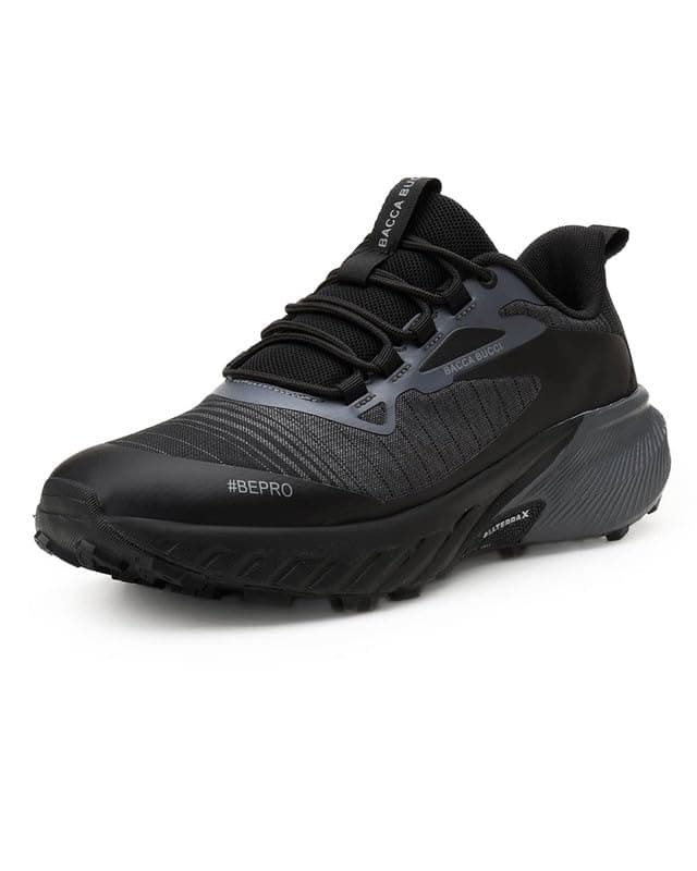 Bacca Bucci TrekZON Men’s Outdoor Trekking & Trail Running Shoes with AllTerraX Grip Outsole | #BePro Series