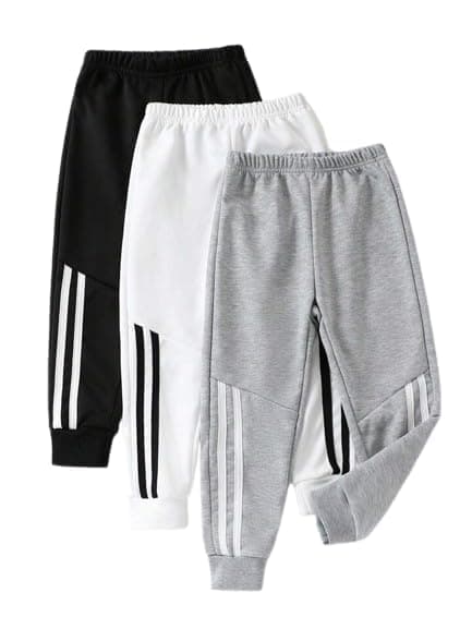 Googo Gaaga Boys Trouser | Cotton Jogger Trousers Pack of 3 | Soft cotton denim trousers for boys & girls with fun prints, mid-rise fit, elastic waistband, and comfort for everyday wear.