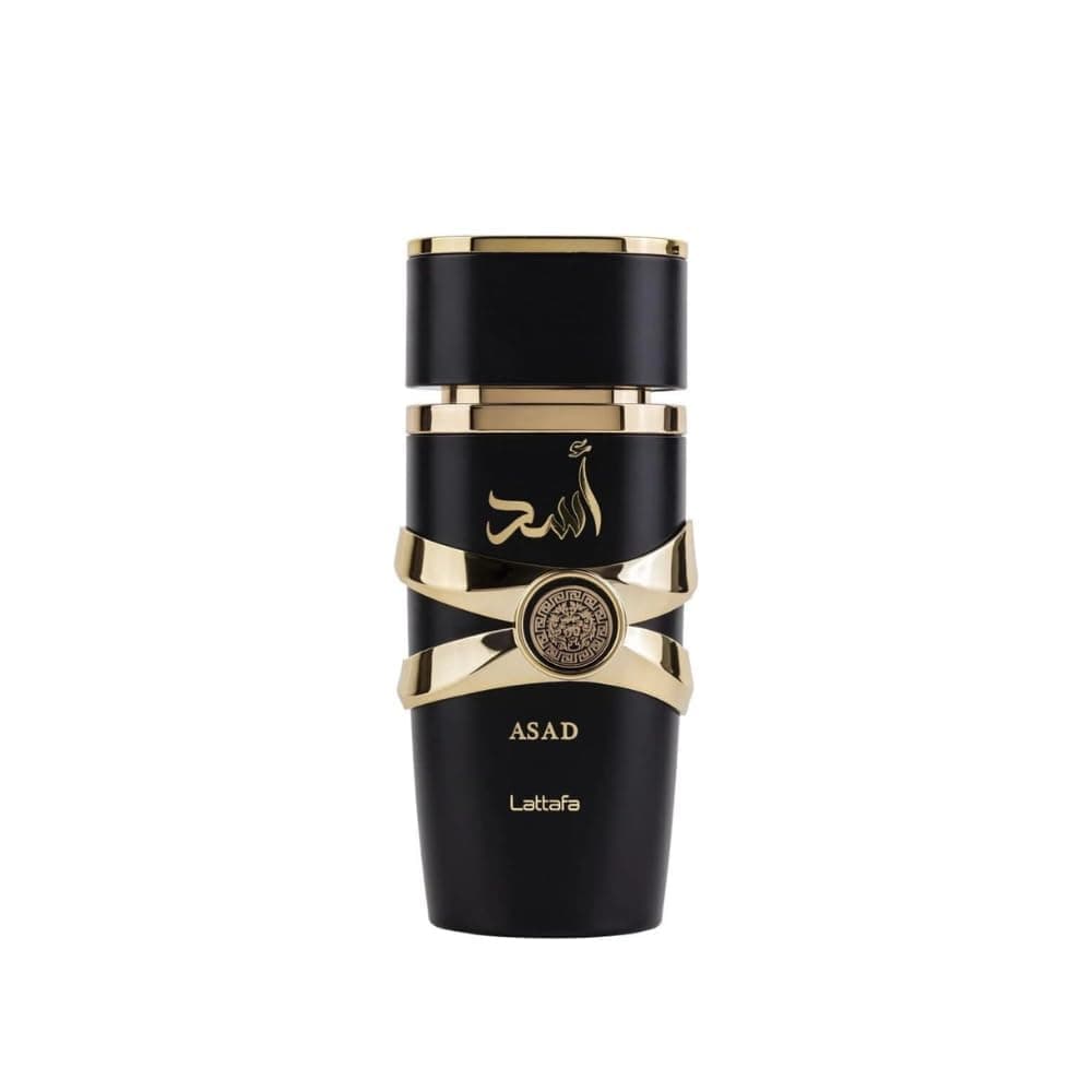 Lattafa Asad Eau De Parfum 100ml Long Lasting Luxury Perfume Spray For Men | Premium Refreshing Oud and Musk Fragrances (Asad)