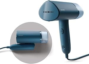 PHILIPS Handheld Garment Steamer STH3000/20 - Compact & Foldable, Convenient Vertical Steaming, 1000 Watt Quick Heat Up, up to 20g/min, Kills 99.9%* Bacteria