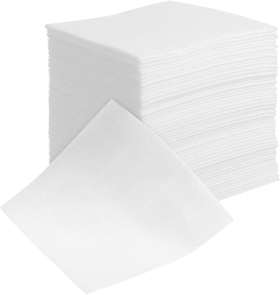 LIFTOFF Non Woven Disposable Face Cleaning Cloth 8x8 Inch, Dry Facial Wipes Beauty Towel for Cleansing, Makeup Removal, Salon Parlour Use, Multipurpose Facial Tissue Napkin, Pack of 50