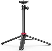 ULANZI MT-44 Extendable Phone Tripod, 44 Selfie Stick with 360° Ball Head, Compatible with iPhone, Sony, Canon, Gopro, Lightweight for Travel, Black