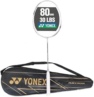 YONEX Astrox Attack 9 Badminton, Pearl White, 80 Grams, Made in India