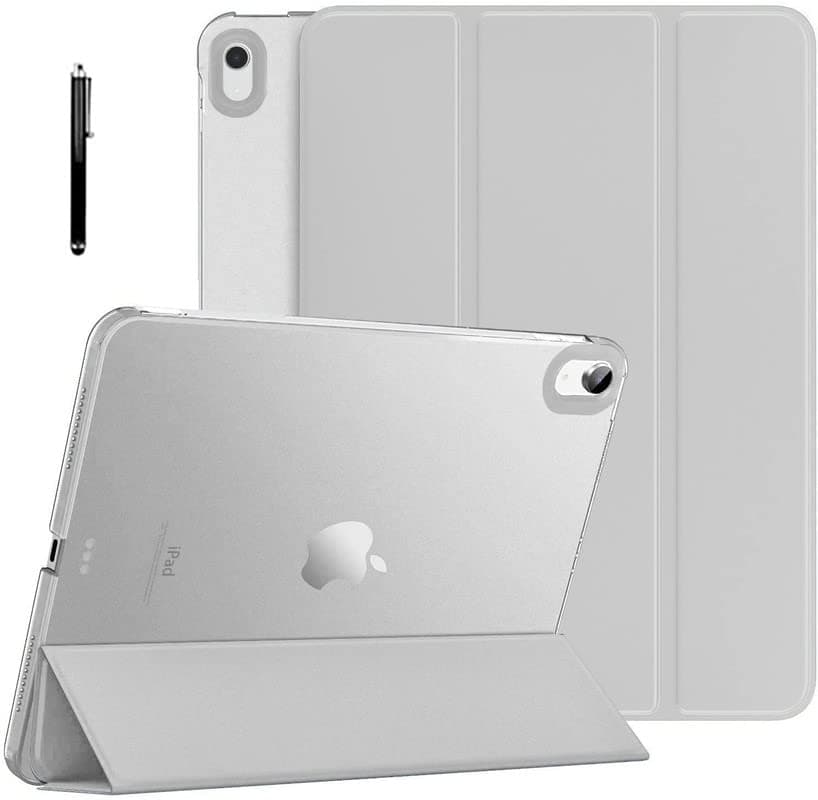 Robustrion Cover for iPad 11th (A16) / 10th Generation Cover Case (2022/2025), Trifold Flip Case Cover for iPad 11th Generation 11 inch / 10th Gen 10.9 inch [Auto Sleep Wake Suppport] - Light Grey