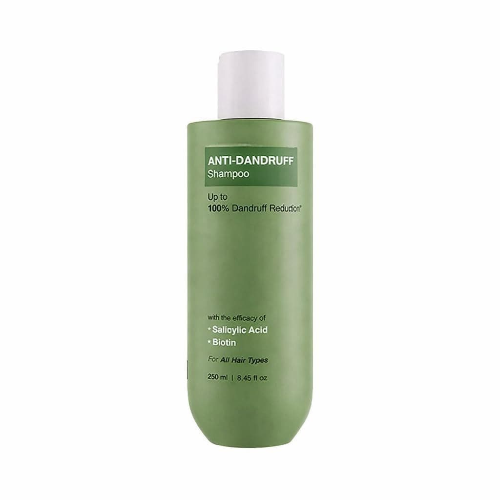 Anti-Dandruff Shampoo with Salicylic Acid, Piroctone Olamine & Biotin | Fights Dandruff, Flakes & Itchy Scalp | Non-Drying Formula | Suitable for All Hair Types | Men & Women | 250 ml