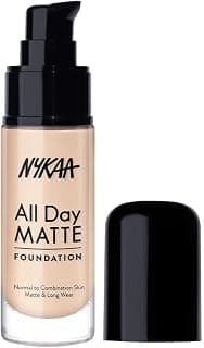 Nykaa All Day Matte Long Wear Liquid Foundation For Normal To Combination Skin - Cashew 03