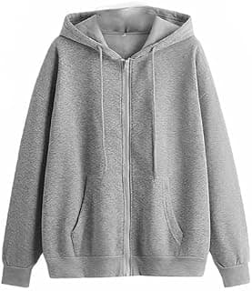 fabitto Casual Solid Full Sleeves Women Stylish Hooded Neck Fleece Zipper Hoodie for Winter