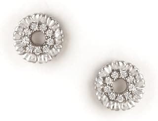 Shaya by CaratLane 925 Silver Life Comes Full Circle Earrings Gifts for Womens & Girls
