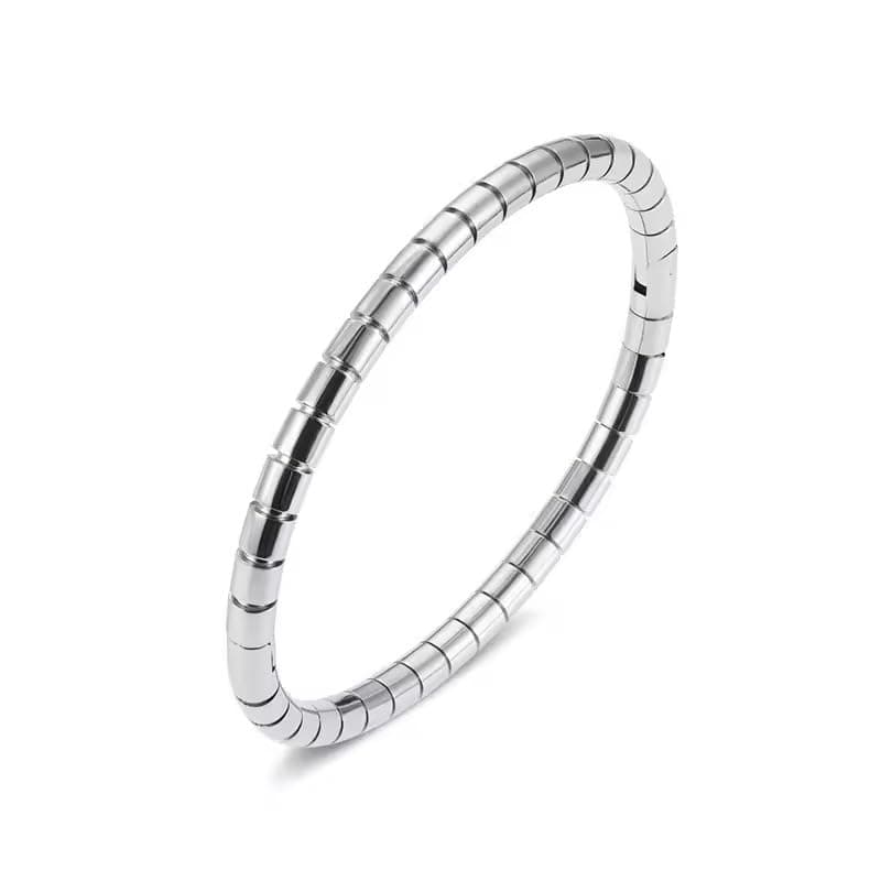 MEENAZ Bracelet for girls Bangles for women Anti Tarnish bracelet Stylish Silver bracelet for women gold Kada for Women Accessories Jewellery for Women Adjustable Free-Size open Hand Cuff kada 736