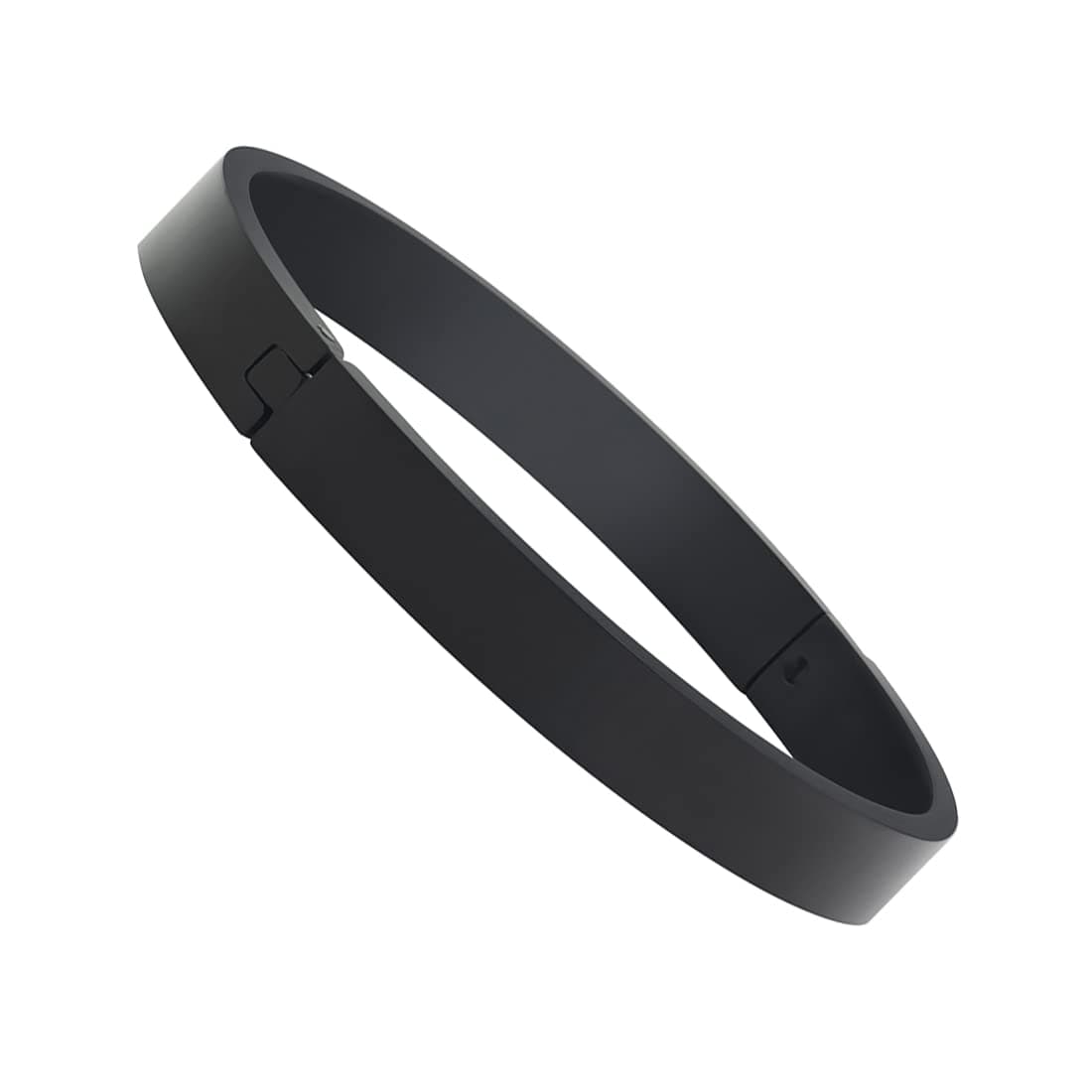 Nakabh Stainless Steel Black|Gold|Silver Plated Kada Bracelet for Men Women Unisex