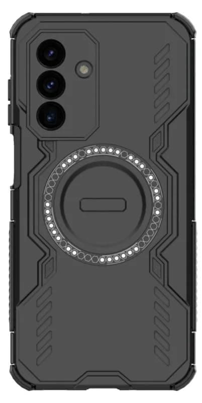 ShieldTech Back Cover Case for Samsung Galaxy M36 5G | 360° Protection Mobile Phone Case | Mag-Safe | Camera Protection | Samsung Galaxy M36 Back Cover | Samsung Galaxy M 36 5+G - Black TPU + PC