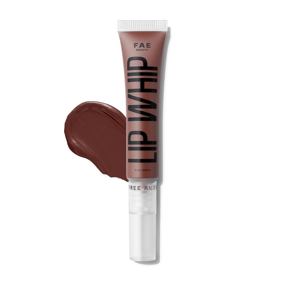 Fae Beauty Lip Whip 12H Matte Liquid Lipstick | Long Wear | Non Drying | Soft Mousse Smudgeproof Formula | Vegan | Enriched with Vitamin E and Cherry Coffee - Steamy