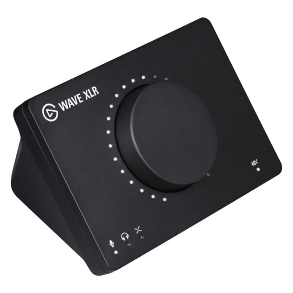 Elgato Wave XLR - Audio Mixer and 75 db Preamp for XLR Mic to USB-C, Control Interface with 48V Phantom Power, Tap-to-Mute, Digital Mixing Software for Streaming, Recording, Podcasting on Mac and PC