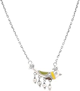 Shaya by CaratLane| 925 Silver | Khag Necklace in Oxidised 925 Silver | Gifts for Womens & Girls