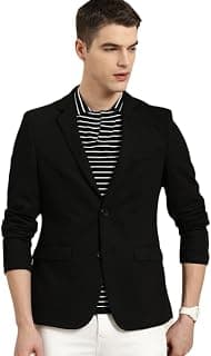 NEW-18 Men's Classic Casual Blazer, Blazer for Mens,Blazer 15. Black