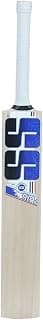 SS Sky Kashmiri Willow Cricket Bat, 1200 Grams, Short Handle for Men, Premium Willow for Leather Ball, Lightweight, Strong Grip, Shock Absorption, Ideal for Professional Players