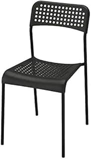 Ikea ADDE Polypropylene plastic Chair, Black