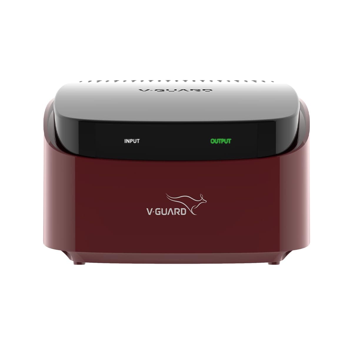 V-Guard Trossia 450 Stabilizer for Refrigerator up to 450 Litre | Advance Overheat Protection | 2 A Capacity | 3 Year Warranty by V-Guard | Cherry Red (Working Range:125-290 VAC)